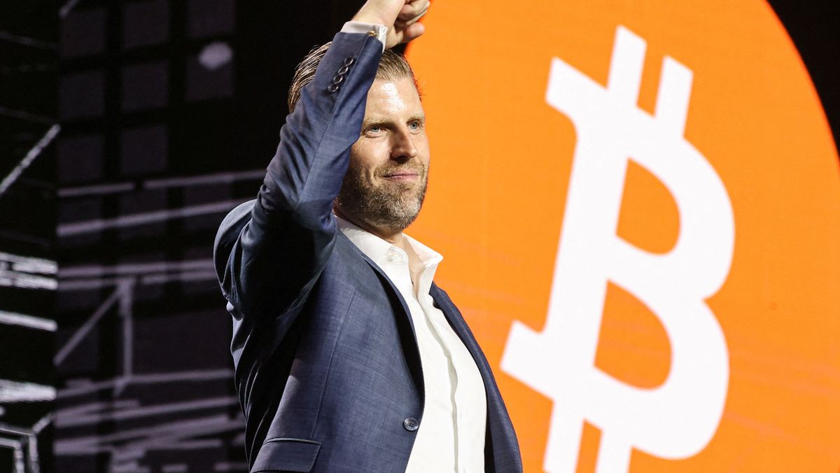 Eric Trump, Executive Vice President der Trump Organisation, ist dank des Bitcoingeschäft der Trump Familie nun Milliardär.