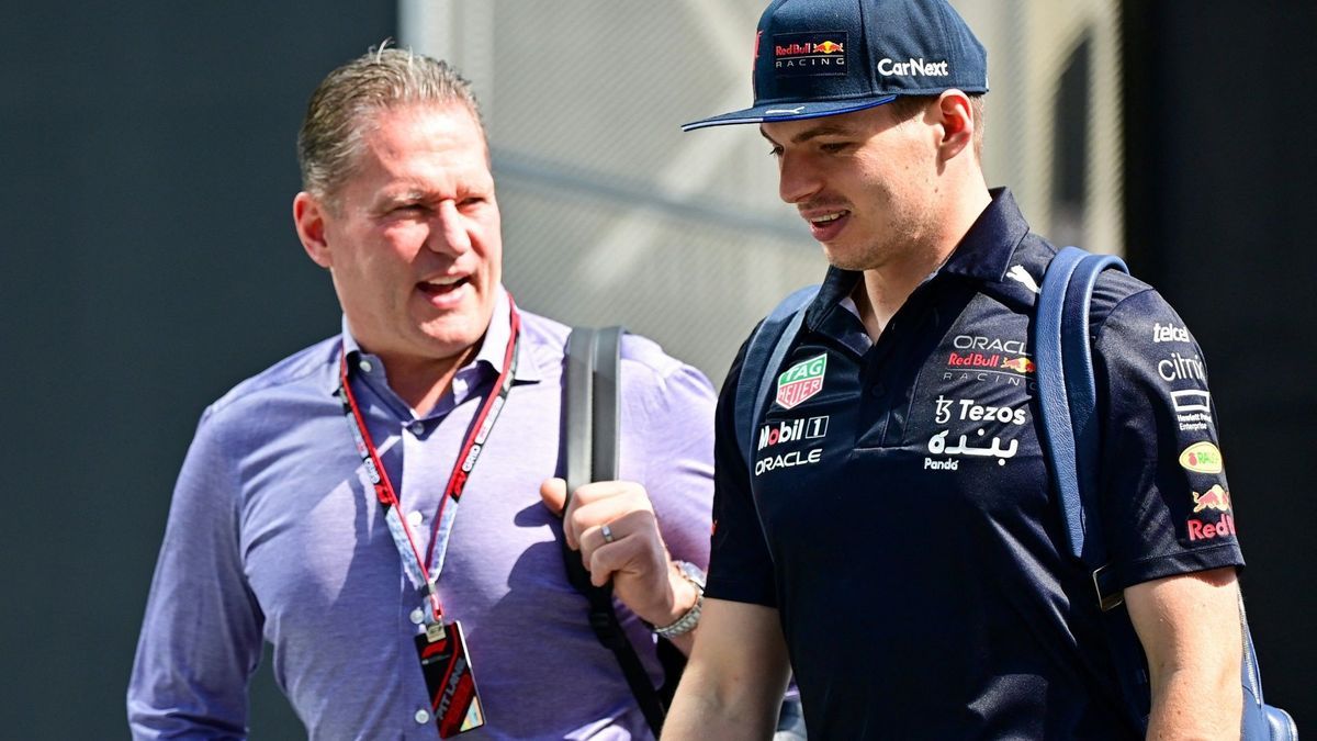 Jos (l.) und Max Verstappen