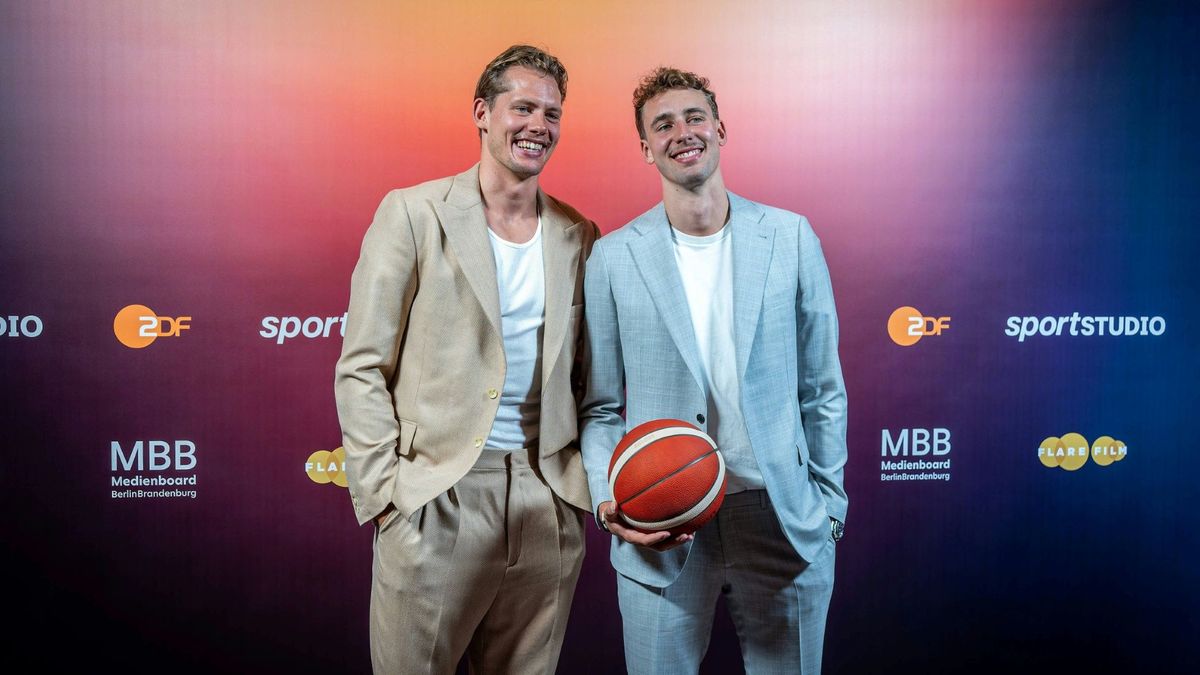 Moritz Wagner (l.) an der Seite von Bruder Franz