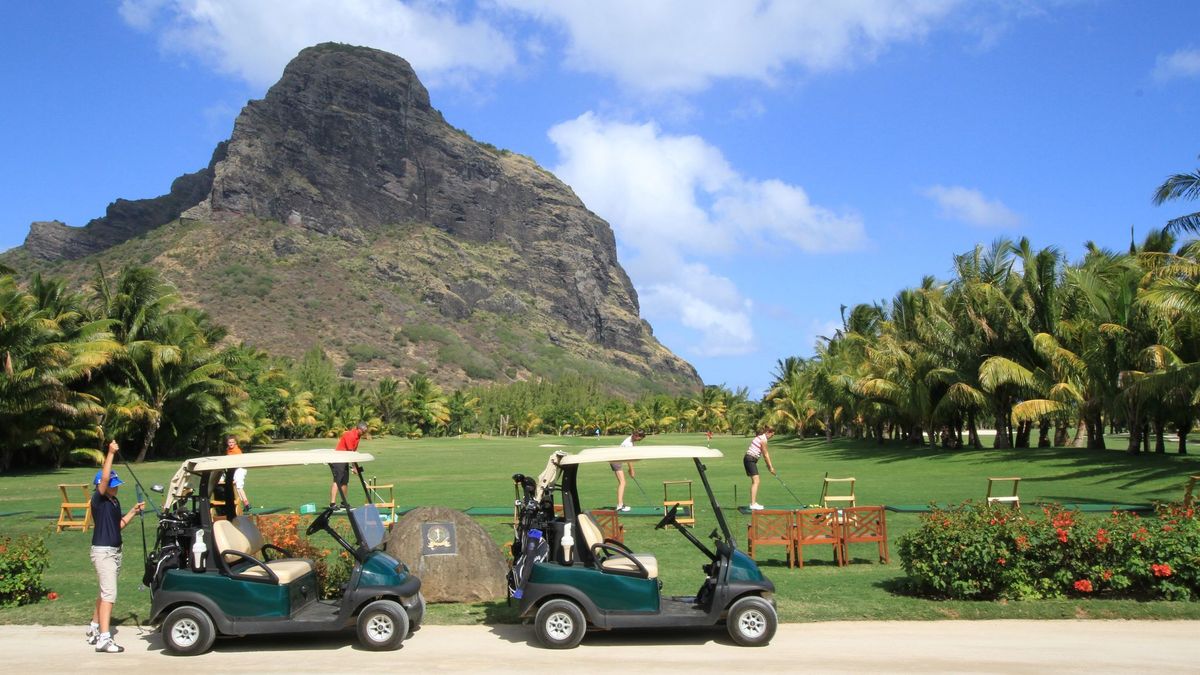 Der Berggipfel Le Morne Brabant auf Mauritius