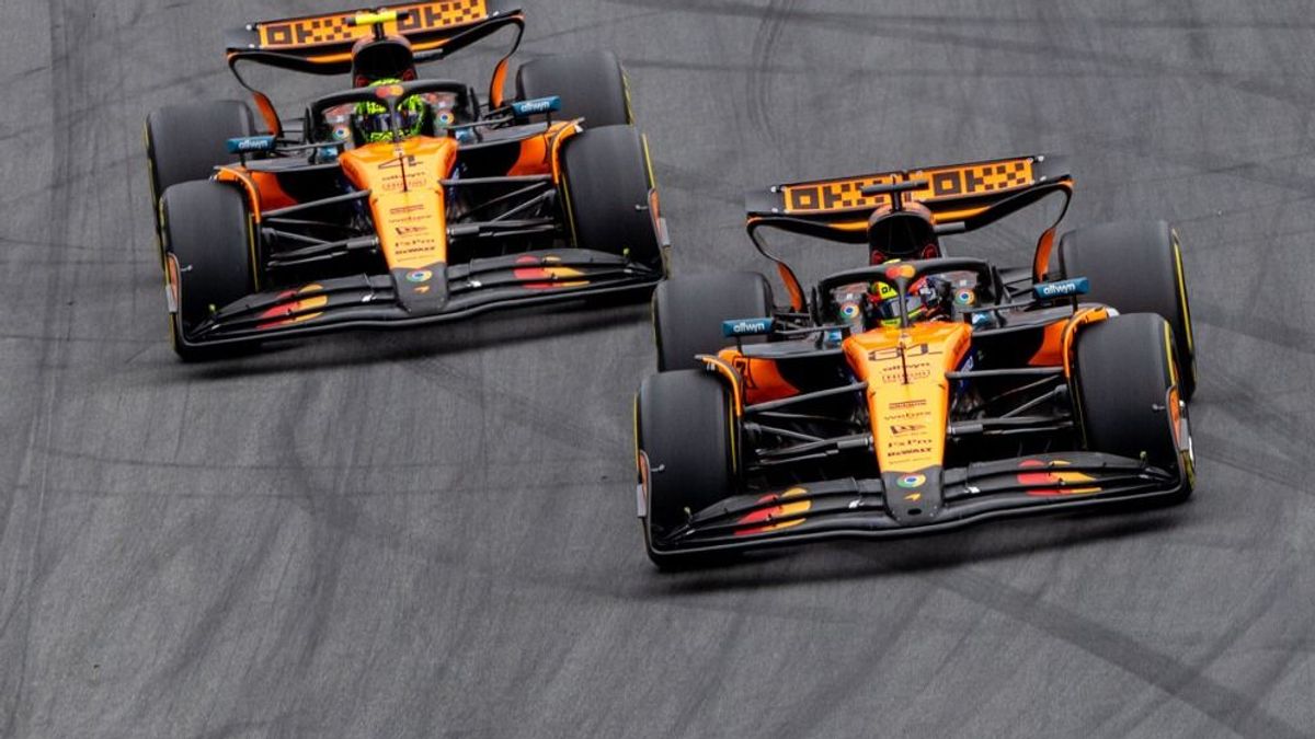 Die beiden McLaren-Fahrer Oscar Piastri und Lando Norris 2025