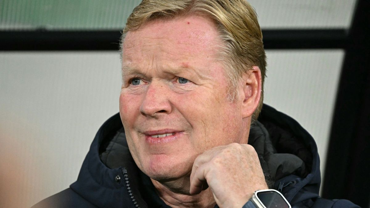 Bondscoach Ronald Koeman ist verärgert