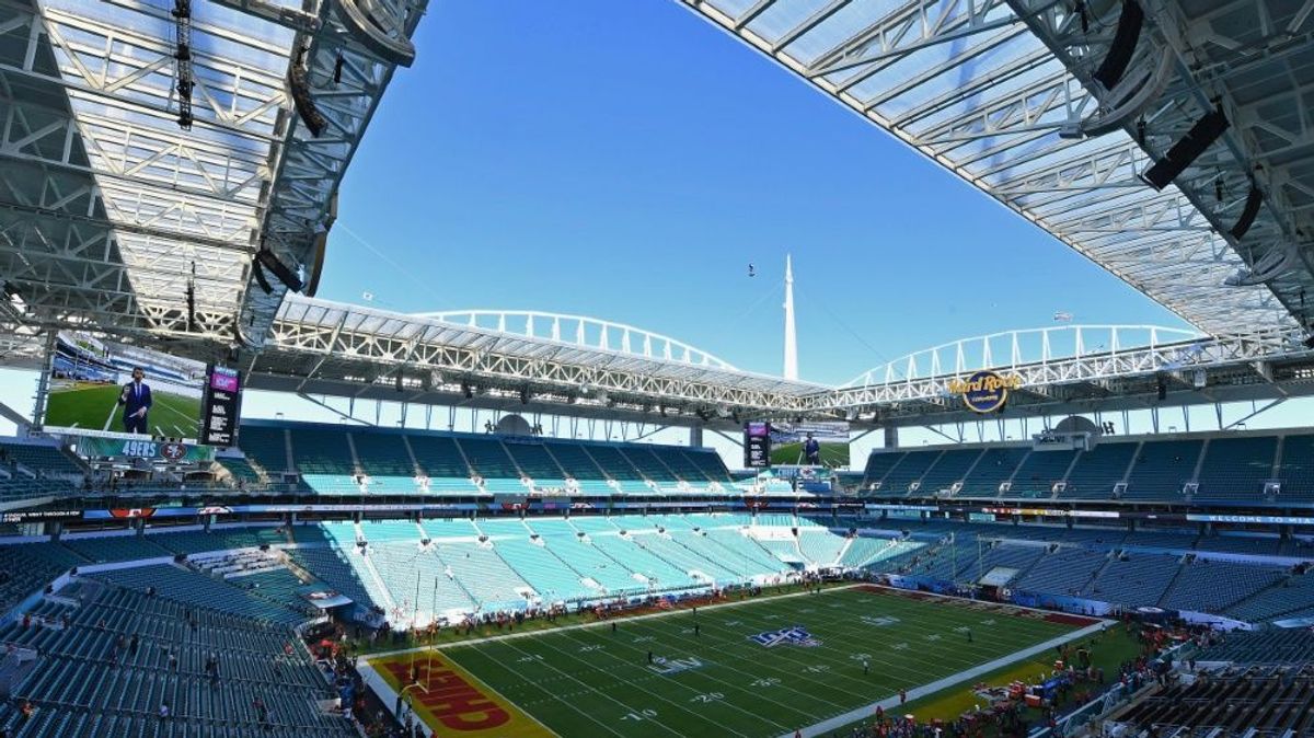 Das Hard Rock Stadium bietet Platz für 64.767 Zuschauer