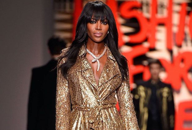 
                <strong>Naomi Campbell</strong><br>
                ... mit Naomi Campbell eine weitere Größe des Laufstegs.
              