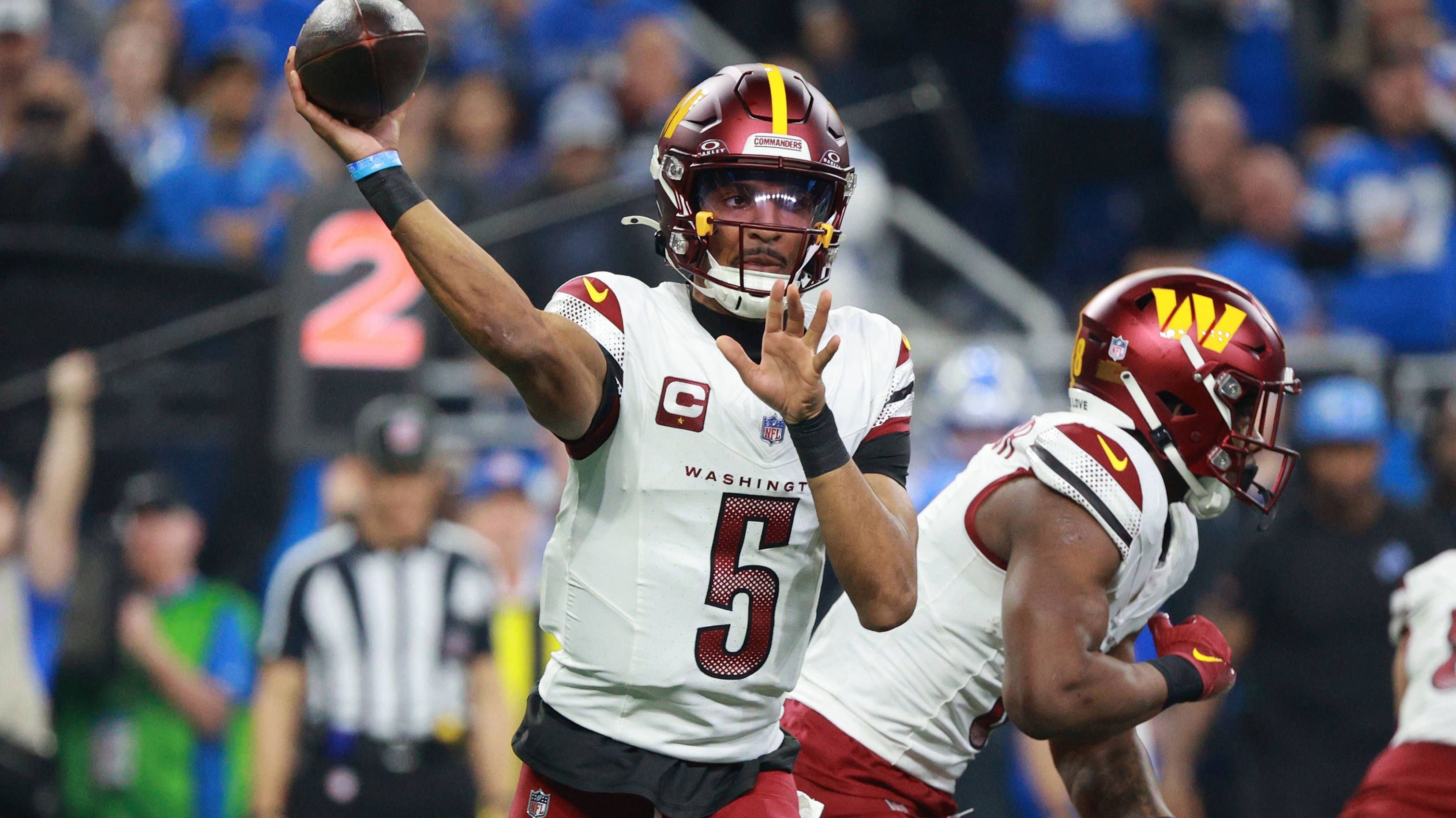 <strong>Washington Commanders</strong><br>Letzte Teilnahme an einem Conference Championship Game: <strong>Saison&nbsp;2024</strong>