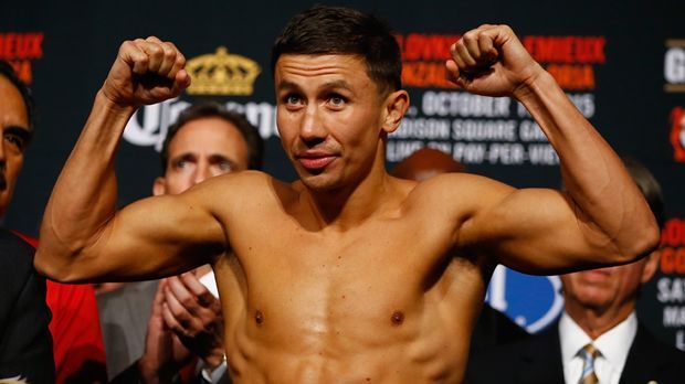 
                <strong>Gennady Golovkin</strong><br>
                Gennady Golovkin (Weltmeister Mittelgewicht WBA, IBF, 34-0, 31 K.o.): Die 33-jährige Kampfmaschine Golovkin aus Kasachstan ist der neue Top-Star am US-Boxhimmel. Zuletzt schlug "GGG", der früher in Stuttgart lebte, den Kanadier David Lemieux vorzeitig. 
              