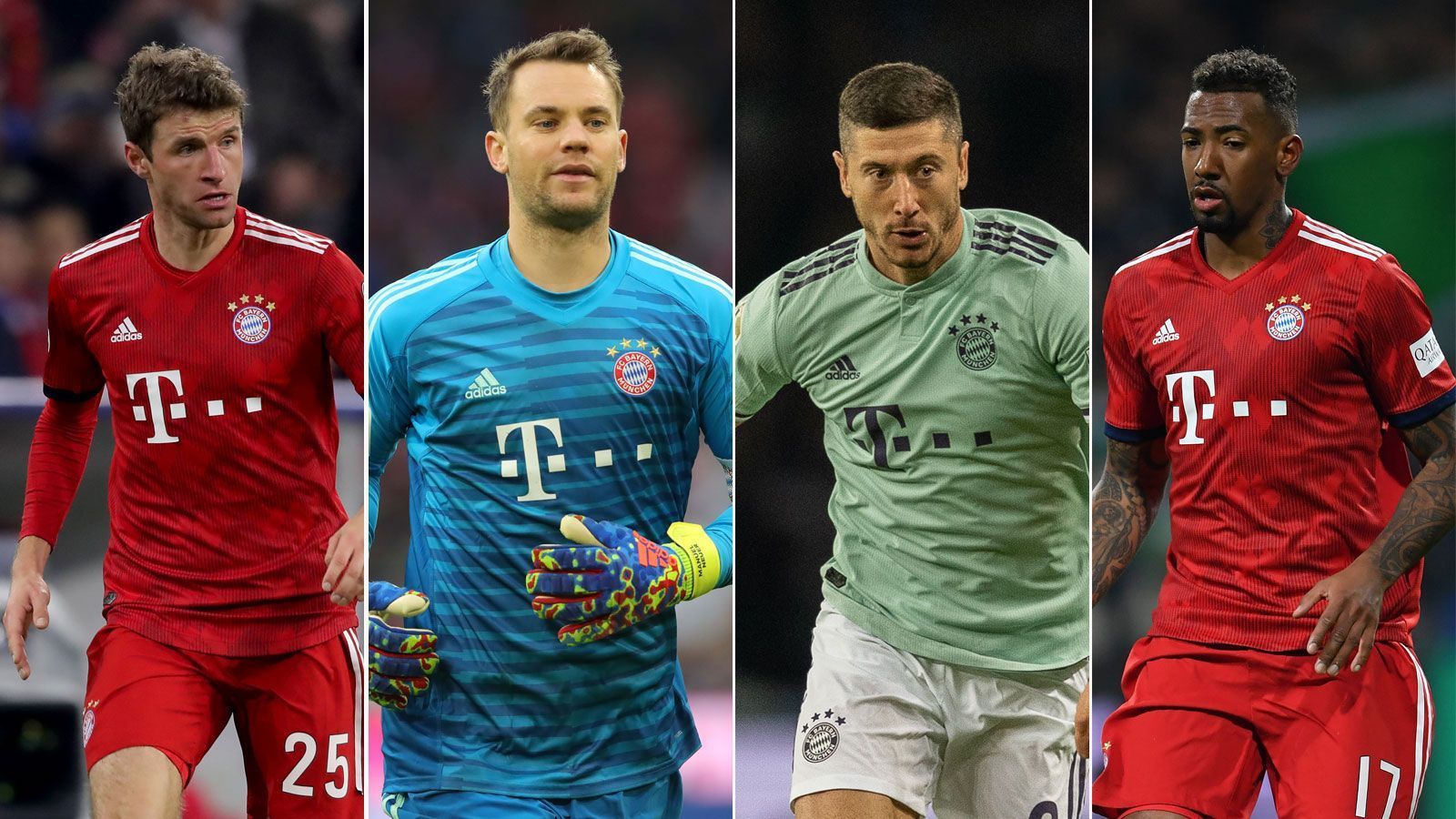 
                <strong>Die fünf Bundesliga-Spieler mit dem höchsten Gehältern der Liga</strong><br>
                1. Robert Lewandowski (FC Bayern): 1,33 Millionen Euro monatlich2. Manuel Neuer (FC Bayern): 1,25 Millionen Euro monatlich3. Thomas Müller (FC Bayern): 1,25 Millionen Euro monatlich4. Jerome Boateng (FC Bayern): 1,25 Millionen Euro monatlich
              