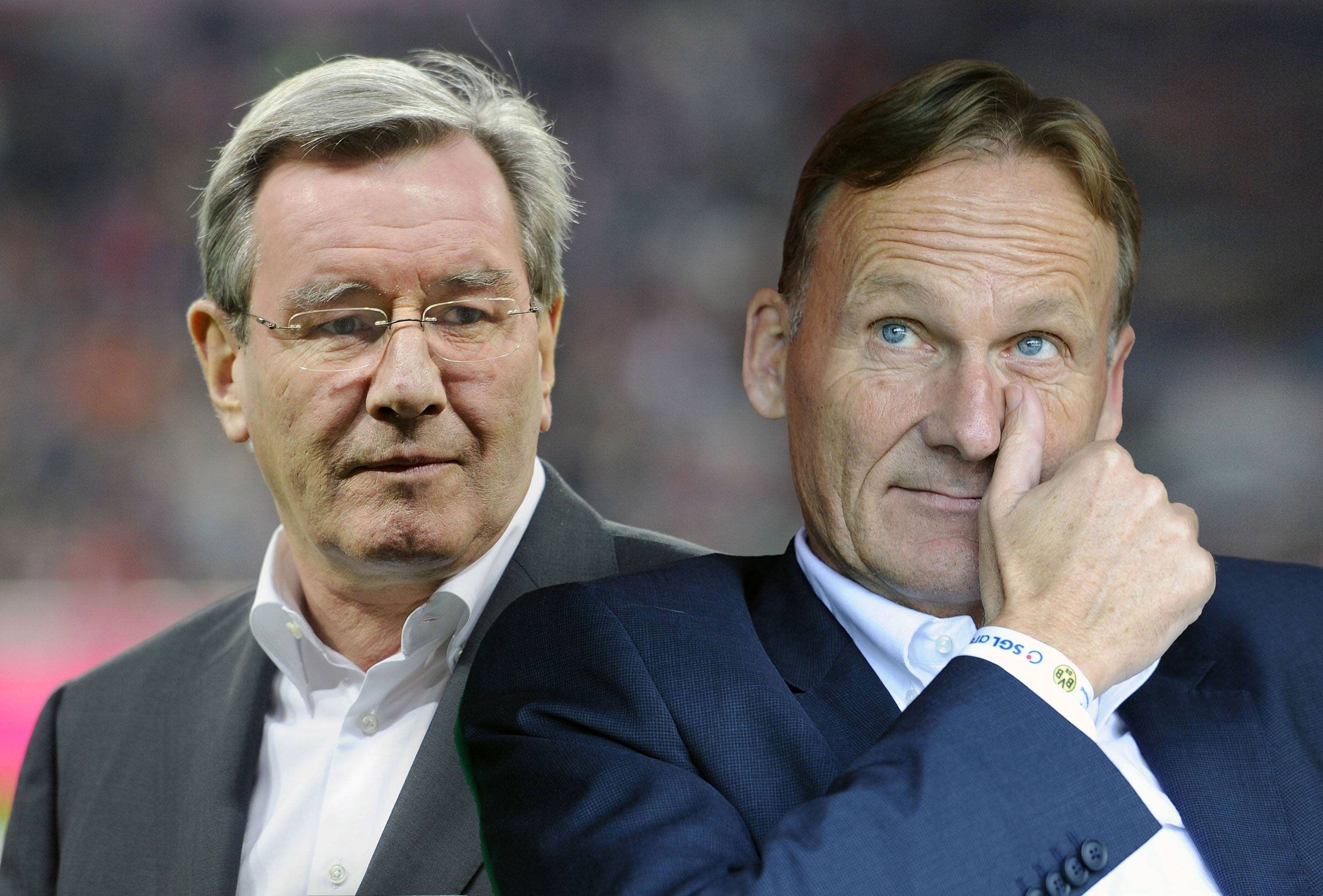 
                <strong>Bundesliga 13/14</strong><br>
                Vor dem Rückspiel sorgte der Streit zwischen  Hans-Joachim Watzke und Karl Hopfner für Aufsehen. Watzke sprach von einem Darlehen, den die Bayern dem BVB vor einigen Jahren zu einem Zinssatz von acht Prozent verliehen hatten. Hopfner nannte Watzke einen "Lügner."
              