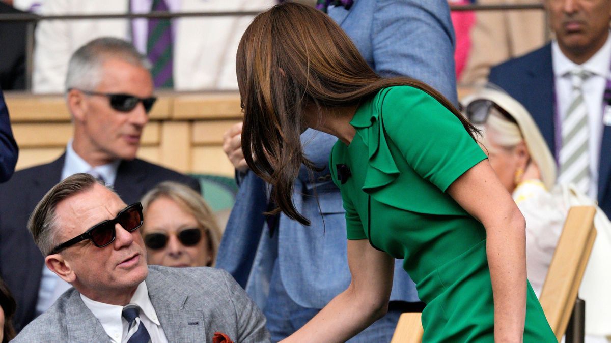 Daniel Craig und Prinzessin Kate in Wimbledon