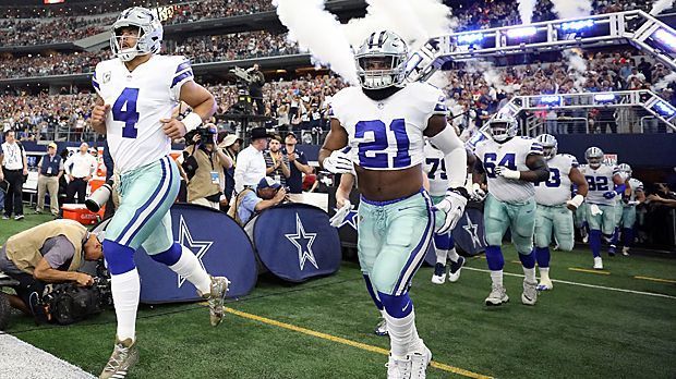 
                <strong>Dallas Cowboys</strong><br>
                Gründung: 1960Stadion: AT&T Stadium (Arlington)Super-Bowl-Siege: 5 (1971, 1977, 1992, 1993, 1995Stars: Dak Prescott (Quarterback), Ezekiel Elliott (Running Back)Besonderheit: Die Dallas Cowboys gelten aufgrund ihrer großen Popularität gemeinhin als "America's Team".
              