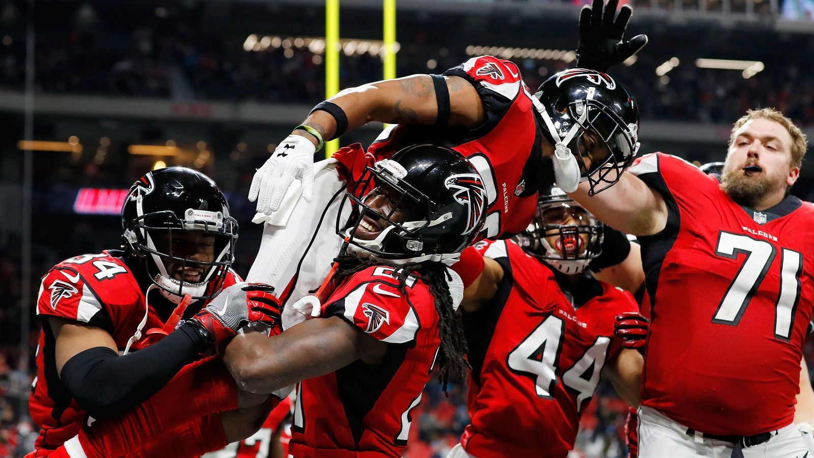 
                <strong>Platz 19: Atlanta Falcons</strong><br>
                Pro-Bowl-Selections insgesamt: 40
              