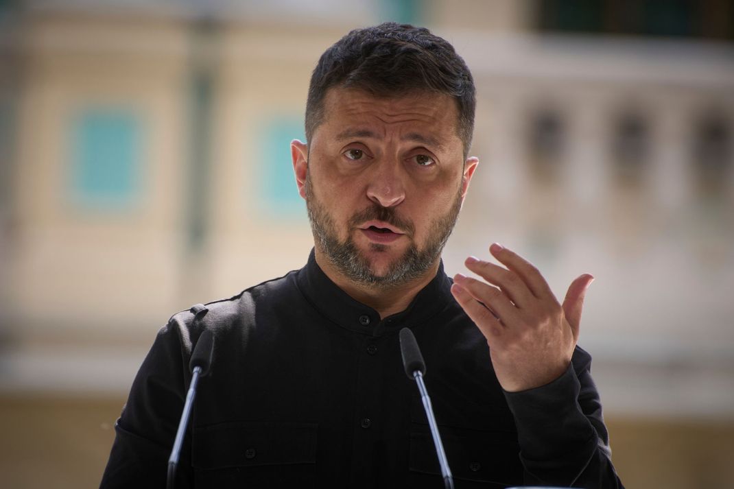 Der ukrainische Präsident Selenskyj (Bild) fordert noch mehr Sanktionen gegen Russland.