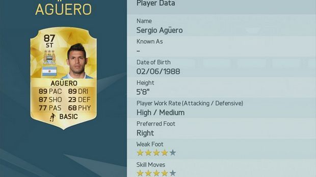 
                <strong>Platz 6 - Sergio Agüero</strong><br>
                Platz 6 - Sergio Agüero (Stärke: 87)
              