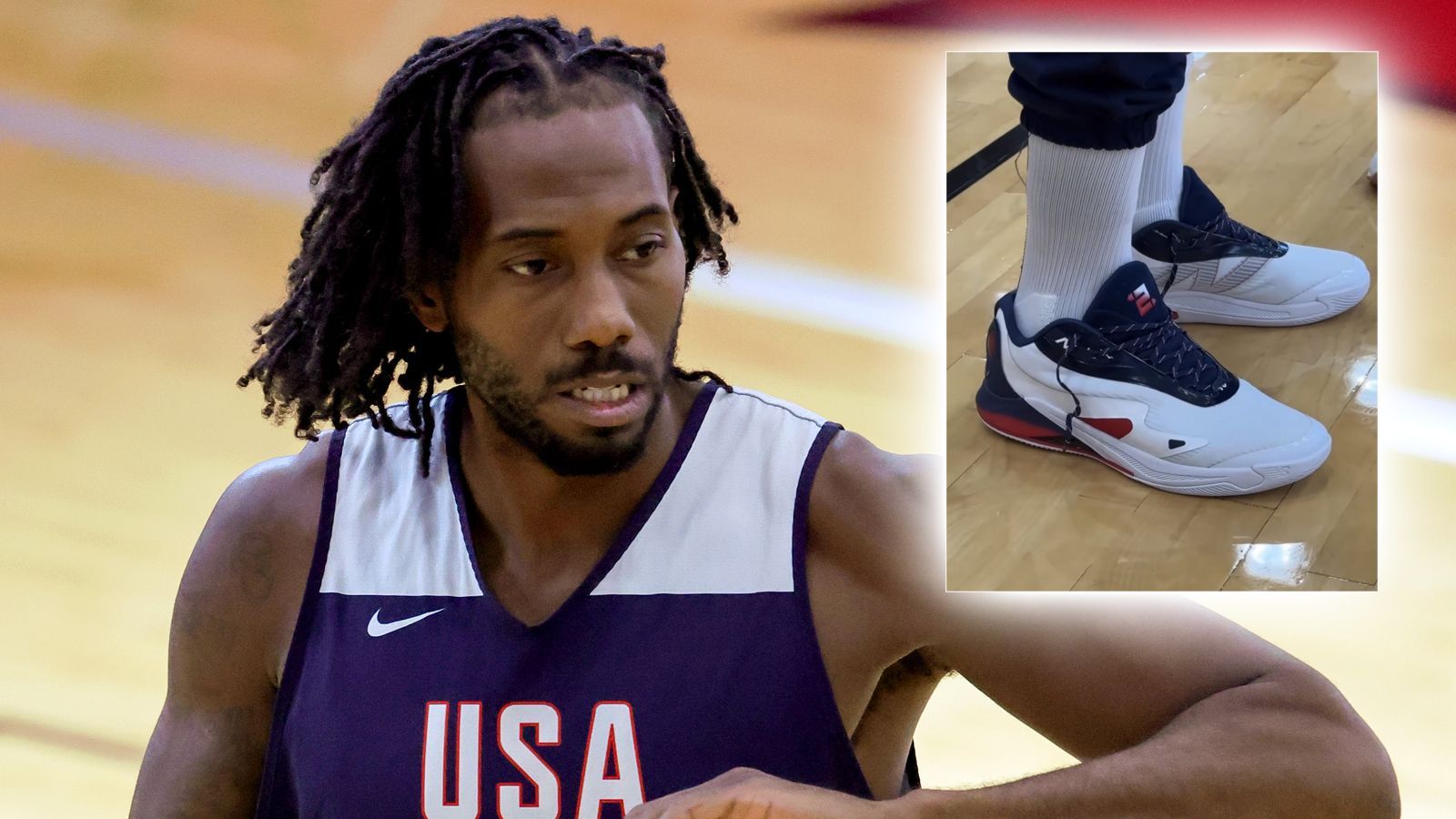 <strong>Kawhi Leonard</strong><br>Modell: New Balance Kawhi IV