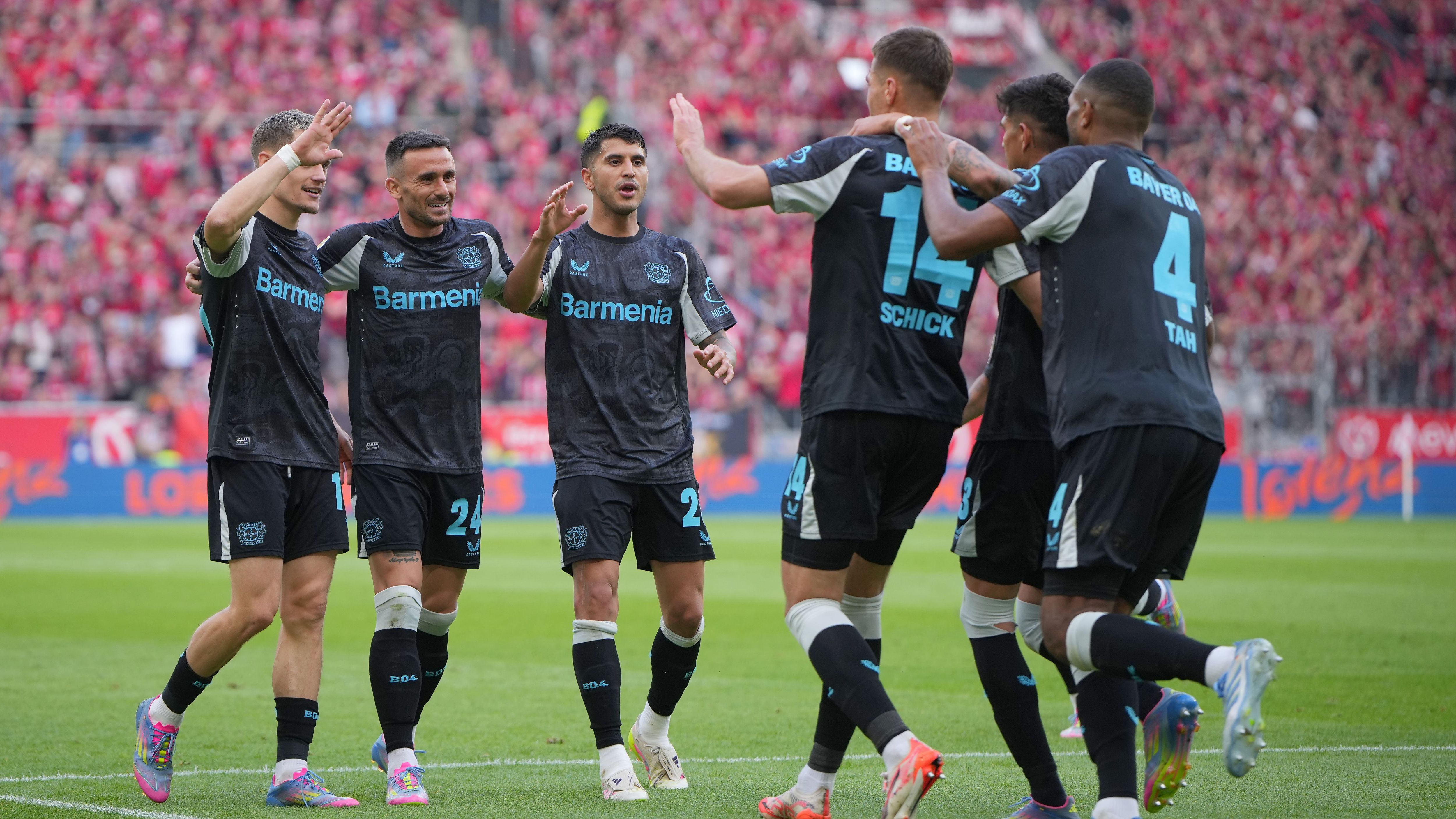 <strong>Platz 3: Bayer Leverkusen</strong><br>TV-Gelder 2025/26: 75.459.630 Euro