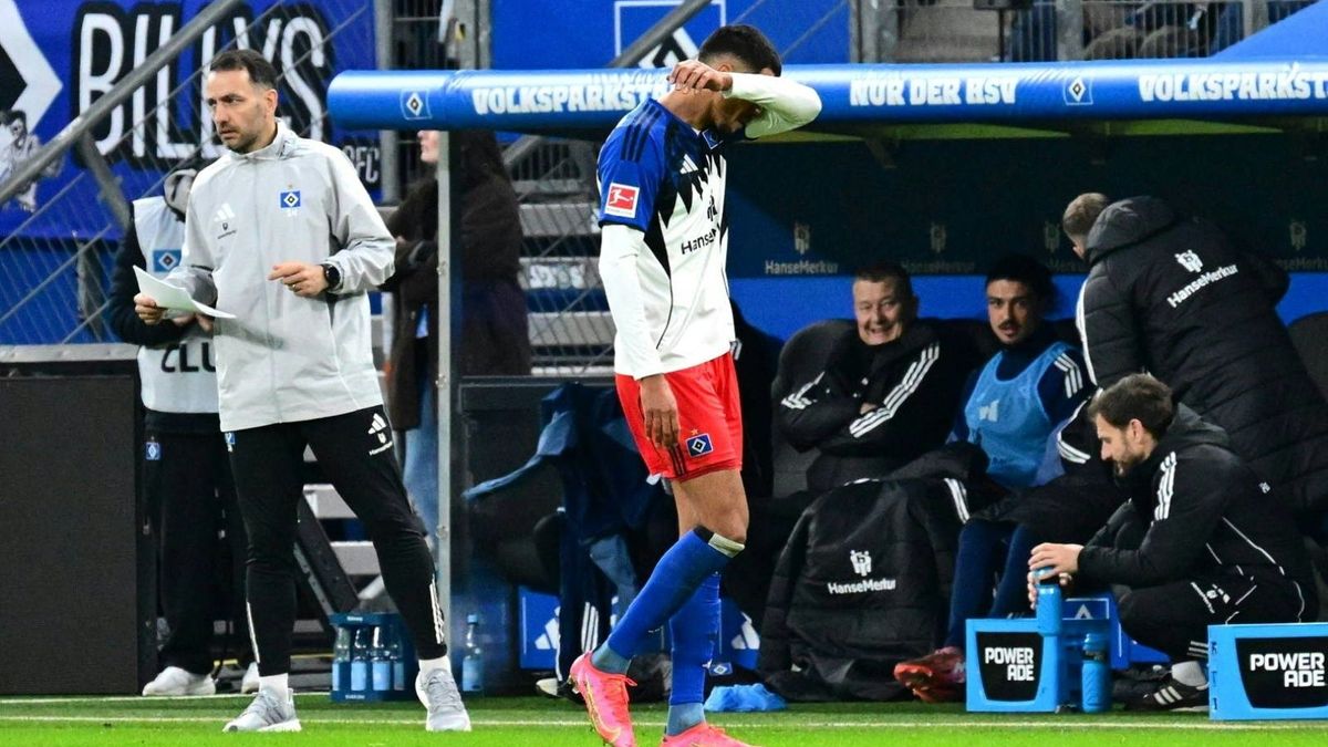 Robert Glatzel nach seiner Auswechslung