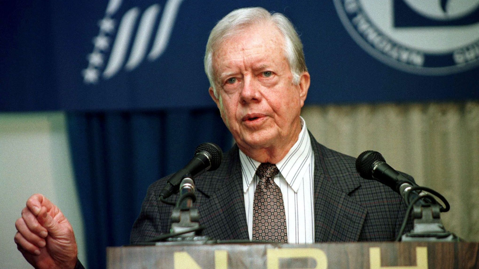 20. Januar 1977 bis  20. Januar 1981: Der Demokrat Jimmy Carter ist der 39.. Präsident der Vereinigten Staaten.&nbsp;
