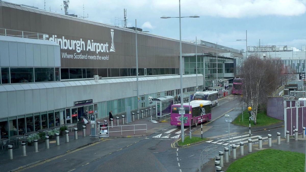 Edinburgh Airport - wide angle view