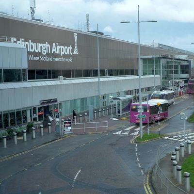 Edinburgh Airport - wide angle view