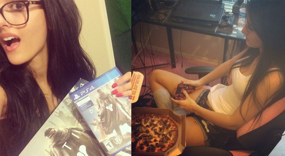 
                <strong>SSSniperwolf</strong><br>
                Sie zählt zu den heißesten Gamerin der Szene und zockt bevorzugt auf der PS4. Die 24-Jährige wird bezahlt um bestimmte Spiele zu spielen und zu bewerten. Das kann man auf ihrem YouTube-Kanal verfolgen. 
              