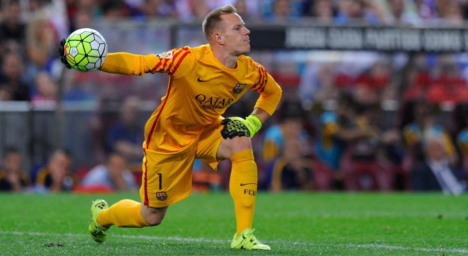 
                <strong>Marc-Andre ter Stegen (FC Barcelona)</strong><br>
                Marc-Andre ter Stegen (FC Barcelona): Der gebürtige Mönchengladbacher wechselt 2014 von der Borussia zu den Katalanen. Bei dem Weltklub ist er Teilzeitarbeiter, muss in der Primera Division Chiles Nationalkeeper Claudio Bravo den Vorzug lassen. Ter Stegen kommt zumindest in Champions League und Copa del Rey zum Einsatz.
              