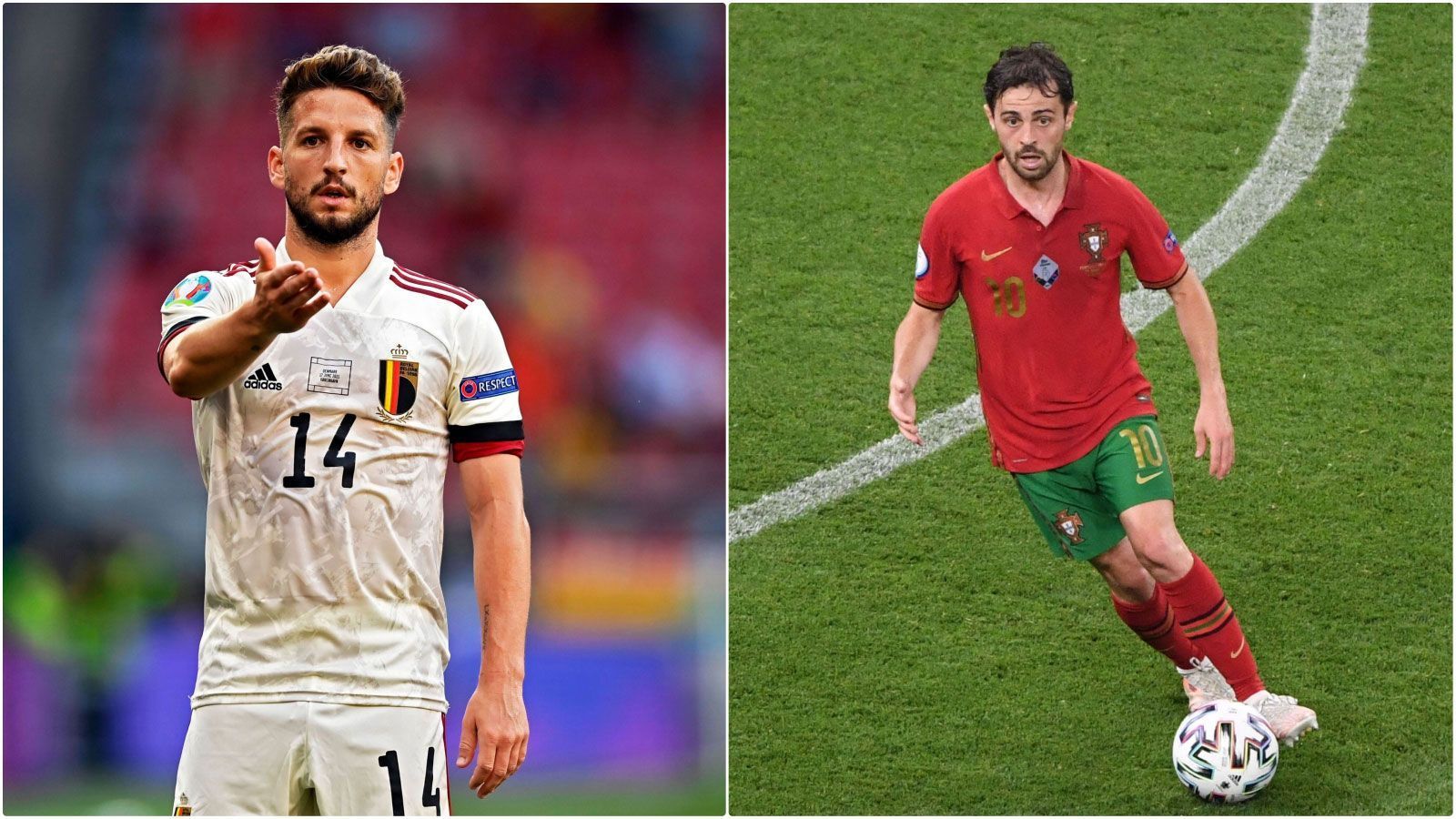 
                <strong>Rechter Angreifer: Dries Mertens vs. Bernardo Silva</strong><br>
                Mertens und Silva ähneln sich in ihrer Spielanlage - Ballkontrolle, Wendigkeit und die Fähigkeit, den letzten Pass zu spielen, eint sie. Die größeren Stärken im Abschluss hat der Belgier, der Portugiese ist eher der kreative Spielmacher-Typ. Allerdings konnten weder der Napoli- noch der ManCity-Star während der Gruppenphase ihr volles Potenzial ausschöpfen - Punkt für beide: 7:5.
              