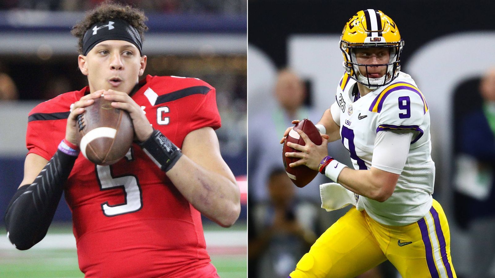 
                <strong>College-Karriere</strong><br>
                Am College waren beide Spieler enorm auffällig. Patrick Mahomes ging für die Texas Tech Red Raiders an den Start, Joe Burrow war für die LSU Tigers under Center. Während Mahomes mit seinem Team nie um eine große Meisterschaft mitspielte, gewann Burrow mit den Tigers nicht nur die National Championship, sondern auch die Heisman Trophy. Auch die Spielstile der beiden Topstars unterschieden sich grundlegend: Während Mahomes als sogenannter Gunslinger bekannt war, der für ein Big Play auch gerne mal einen Turnover in Kauf nahm, war Burrow der akkurate Ballverteiler, der den tiefen Schuss nur dann nahm, wenn sein Receiver eine hohe Chance auf das Ei hatte.
              