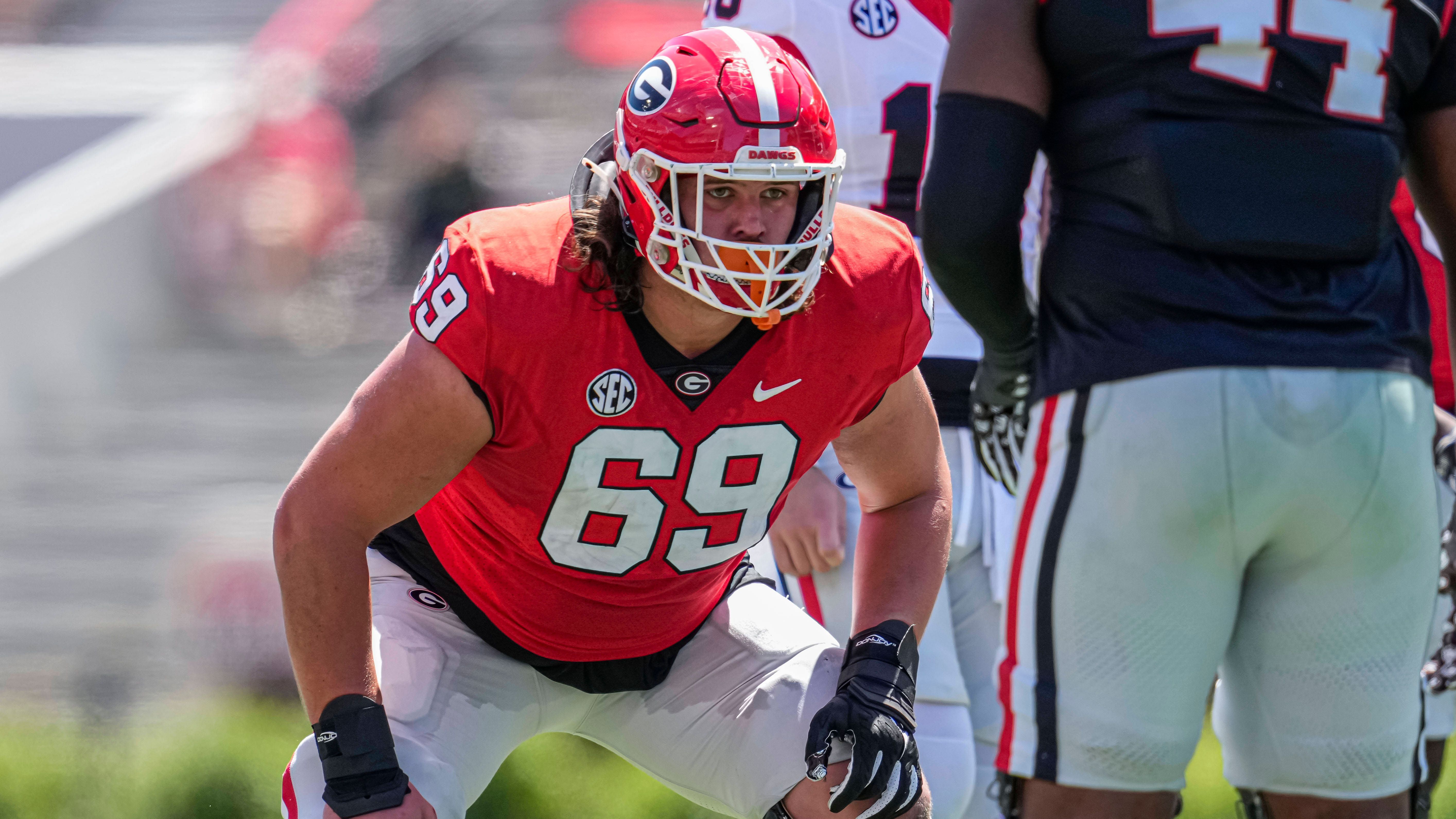 <strong>Platz 10: Tate Ratledge</strong> <br>Rating: <strong>95</strong><br>Position: Right Guard<br>Team: Georgia Bulldogs