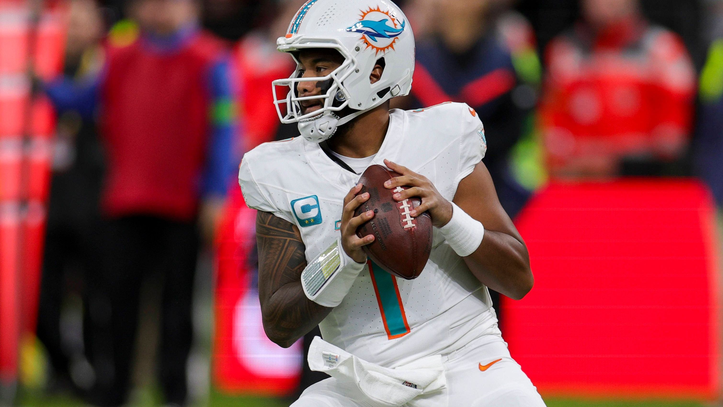 <strong>Tua Tagovailoa (Miami Dolphins)<br></strong>Position: Quarterback<br>Quote: +650 (bei einem Einsatz von 100 US-Dollar beträgt der Gewinn 650 US-Dollar)