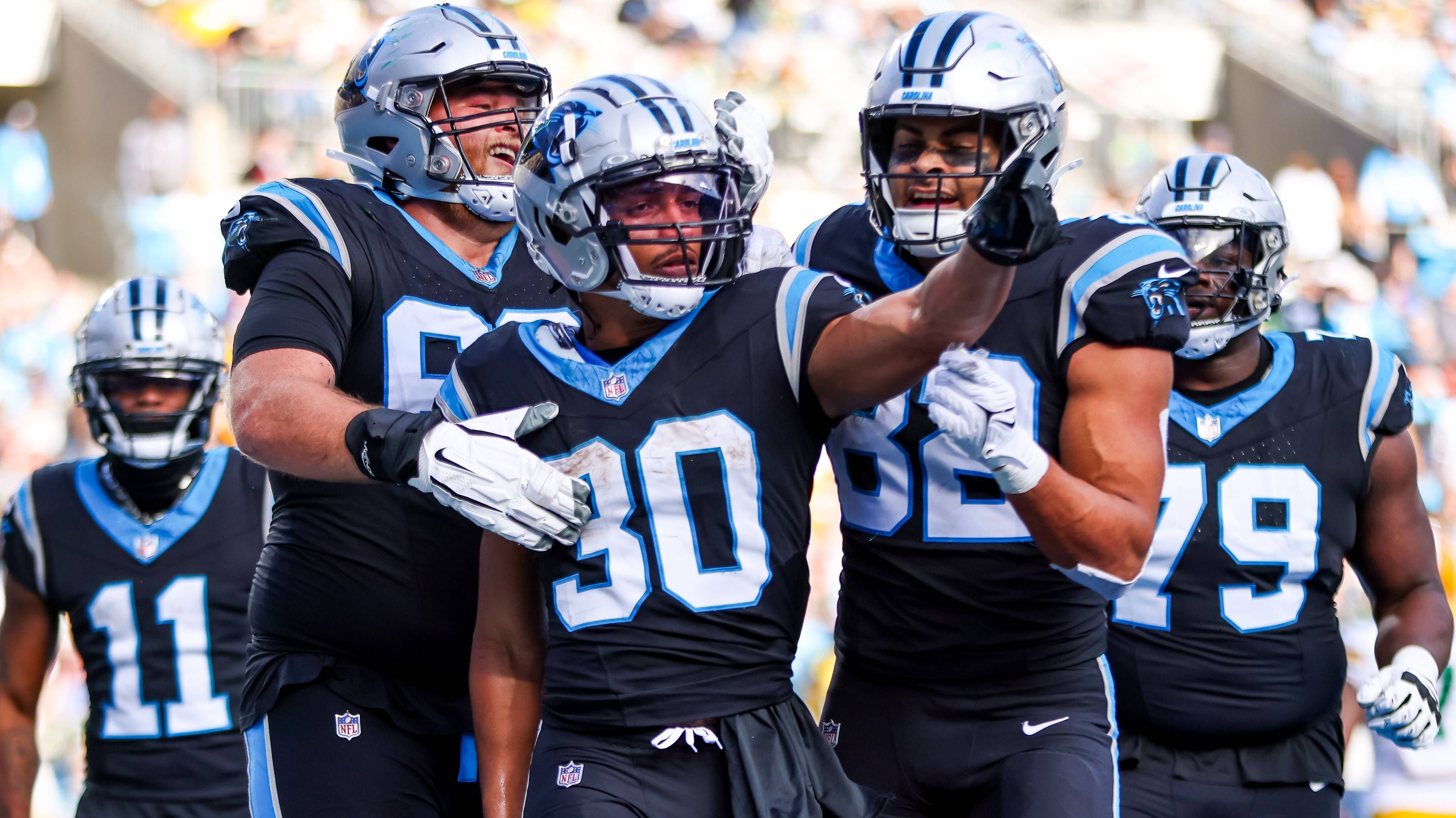 <strong>Platz 28 (geteilt): Carolina Panthers</strong><br>Touchdownrate: 26 Prozent<br>Touchdowns insgesamt: 22