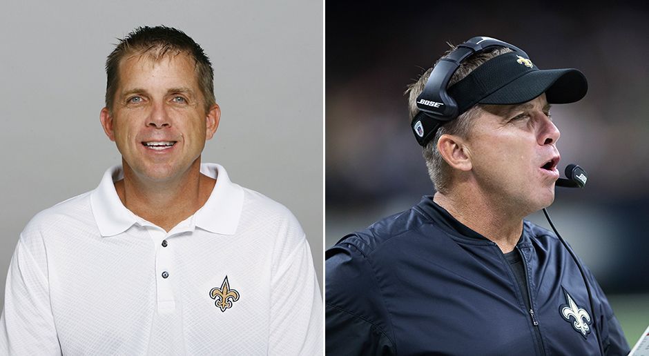 
                <strong>Head Coach</strong><br>
                Sean PaytonDamals (links) noch 45, jetzt (rechts) 53 Jahre alt. Sonst hat sich auf der Position des Head Coaches nichts verändert. Sean Payton leitet immer noch die Geschicke der Saints.
              