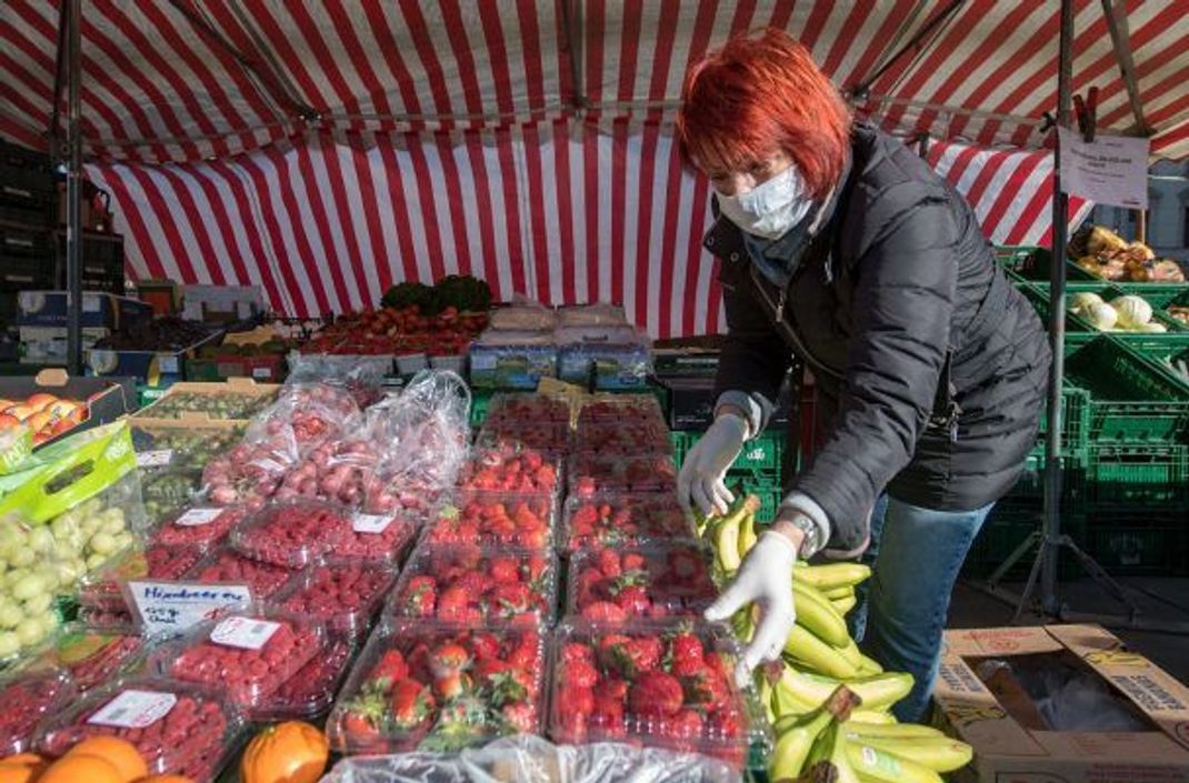 In Deutschland wurde zuletzt mehr Obst, Gemüse und Co. unter freiem Himmel gekauft.