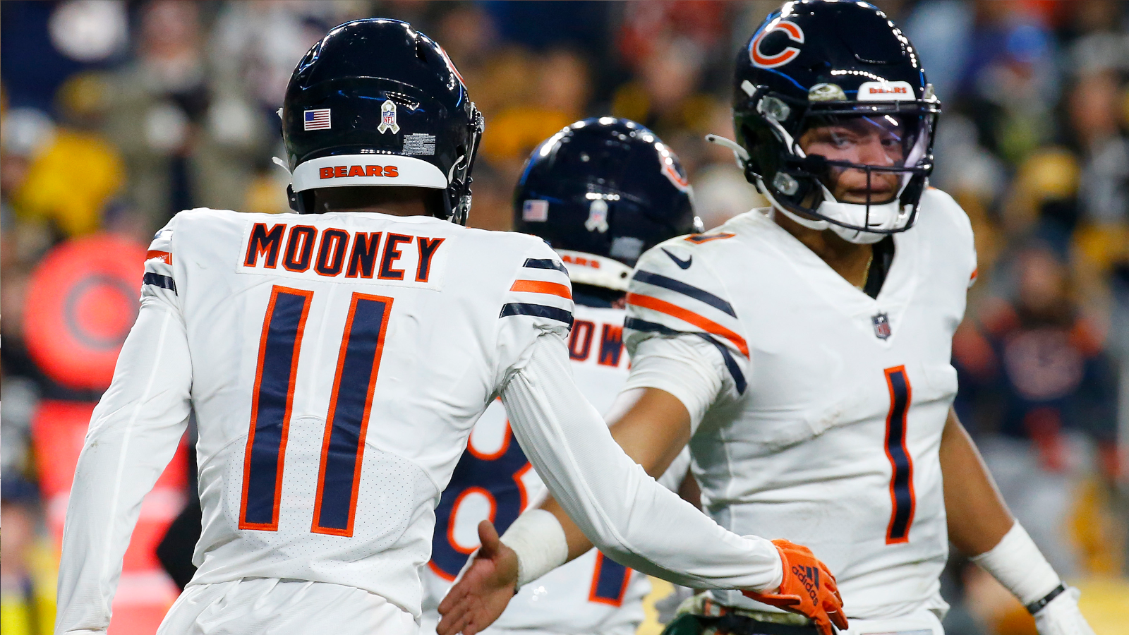 
                <strong>Platz 30 (geteilt): Chicago Bears</strong><br>
                &#x2022; <strong>0,404 - </strong>21 Siege, 31 Niederlagen -<br>&#x2022; Restliche Spiele: vs. Vikings, @Seahawks, vs. Giants, @Vikings<br>
              