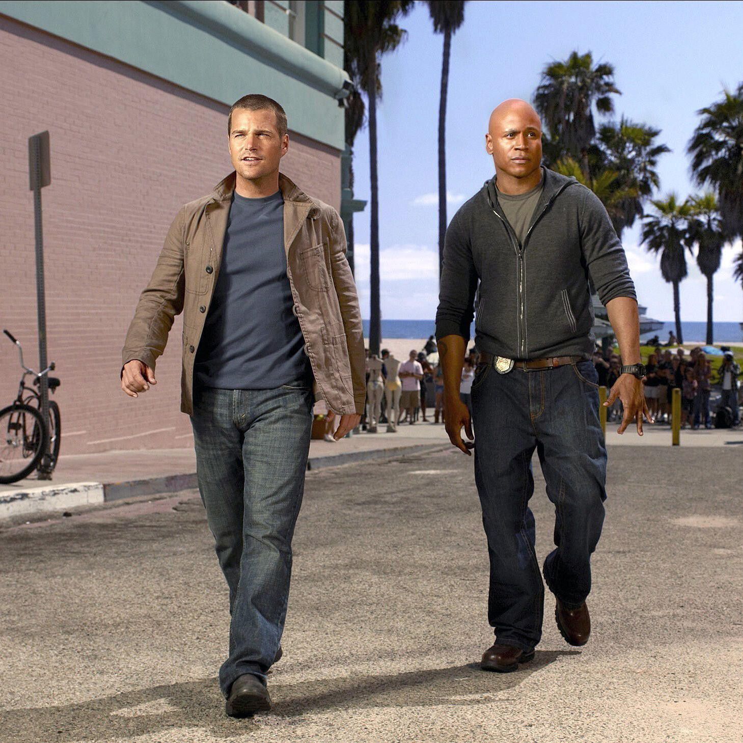 "Navy CIS: L.A." mit Chris O'Donnell & Ll Cool J (v.l.)