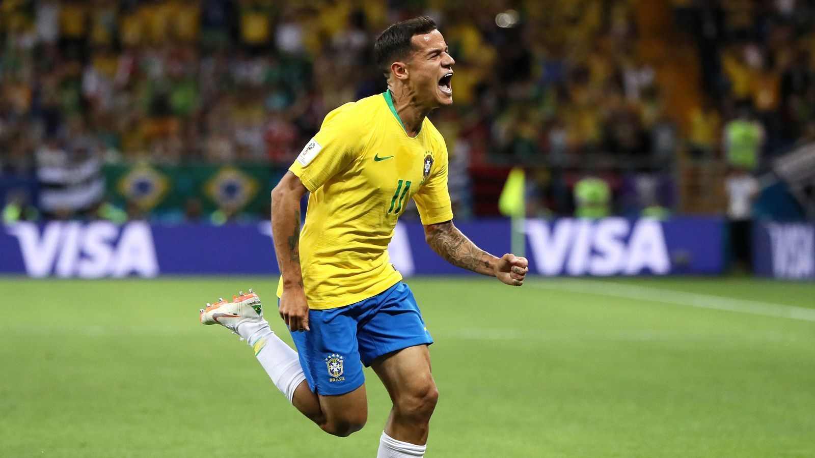 
                <strong>Platz 7: Philippe Coutinho (Brasilien)</strong><br>
                3 Punkte2 Tore1 Vorlage
              