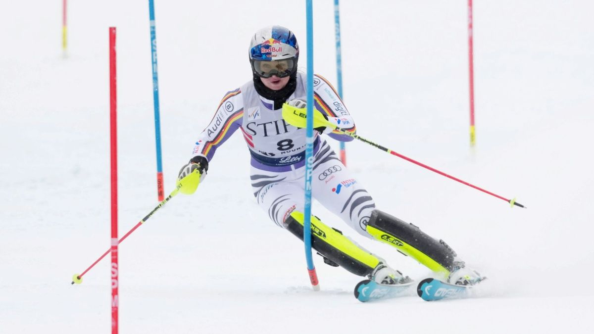 Beste Deutsche im ersten Lauf: Emma Aicher