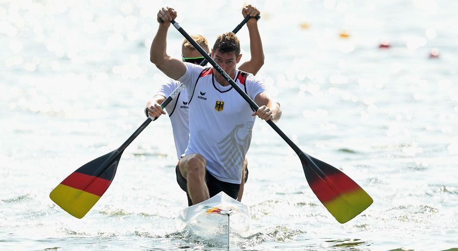 
                <strong>Sebastian Brendel/Jan Vandrey (Gold/Canadier-Zweier)</strong><br>
                Sebastian Brendel und Jan Vandrey: Gold im Canadier-Zweier über 1000 Meter.
              