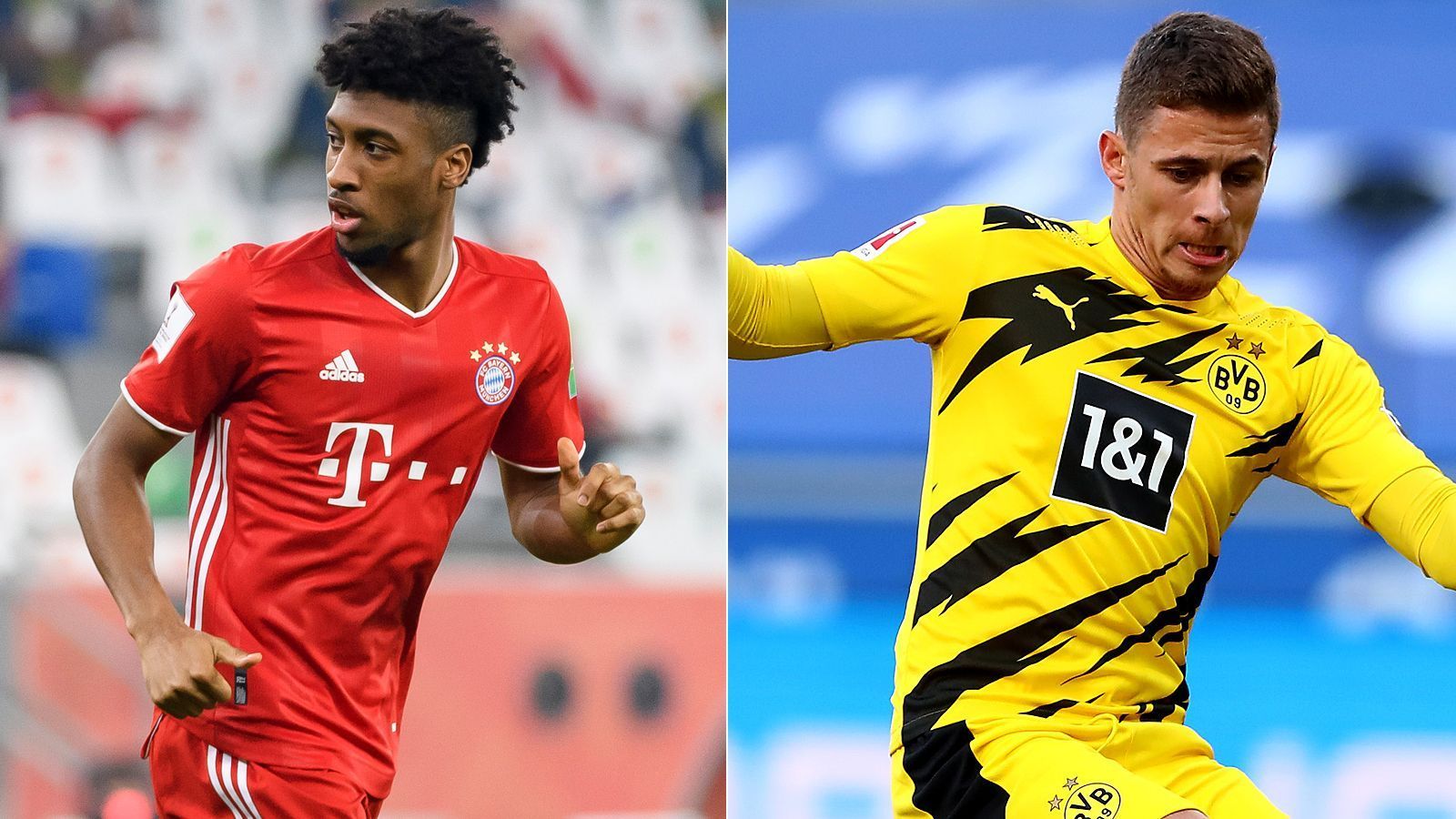 
                <strong>Linkes offensives Mittelfeld: Kingsley Coman vs. Thorgan Hazard</strong><br>
                Der Finaltorschütze von Lissabon ist auf dem linken Bayern-Flügel mit seinem Tempo nicht mehr wegzudenken. Offensiv wie defensiv ist der Franzose inzwischen ein Pfund, bereits neun Vorlagen hat Coman gegeben. Durch den Ausfall von Jadon Sancho rückt wohl der gerade erst genesene Hazard in die Startformation. Ihm dürften wohl noch ein paar Prozent zu seiner Topform fehlen, daher geht auch dieser Punkt an die Bayern, die auf 7,5:2,5 erhöhen.
              