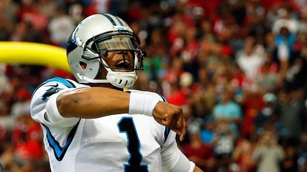 <strong>Carolina Panthers - 20. Dezember 2015</strong><br>Cam Newton beim 38:35-Sieg gegen die New York Giants, 5 Touchdowns