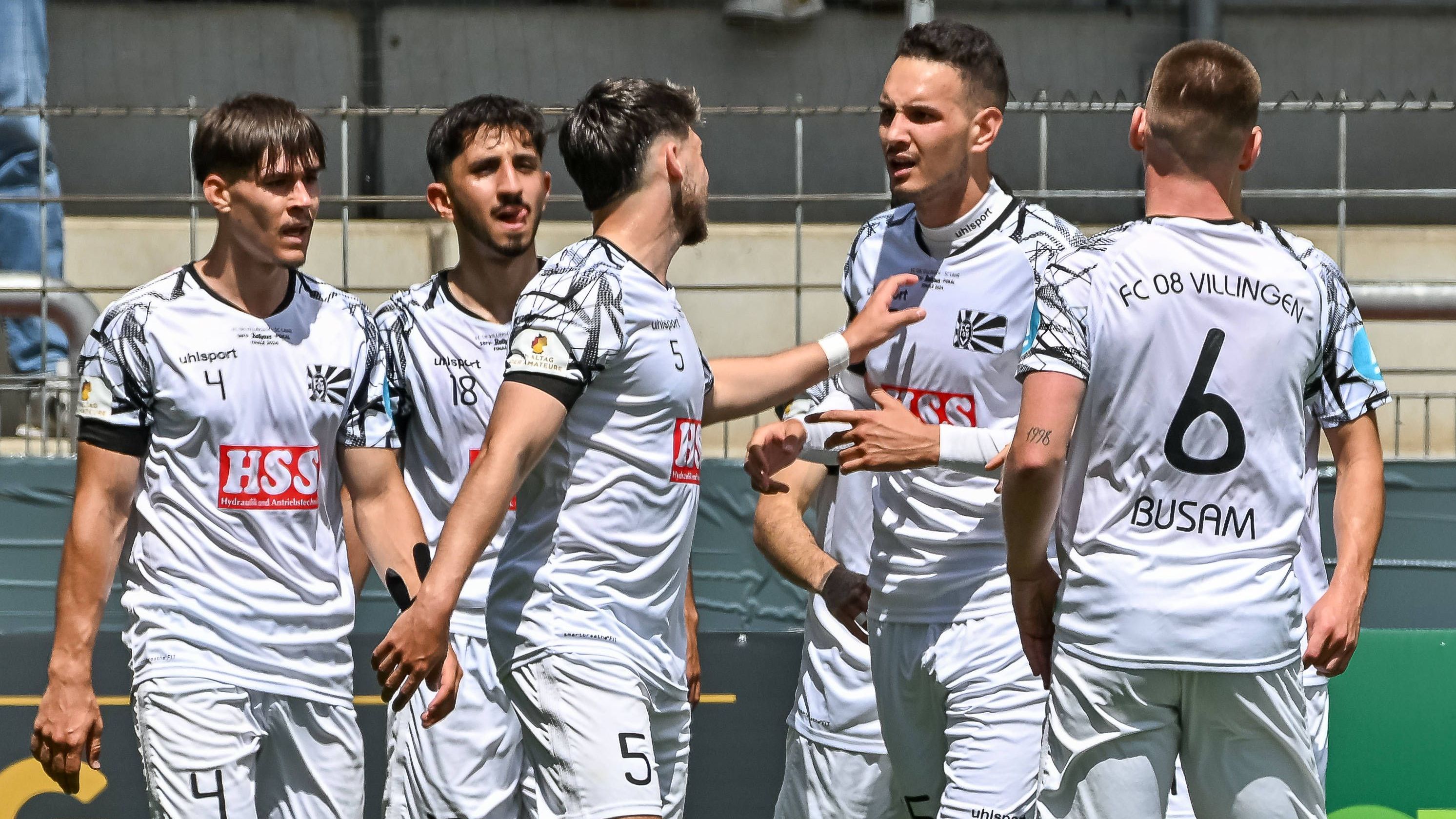 <strong>Landespokal Südbaden in Freiburg</strong><br><strong>FC 08 Villingen</strong> (Foto, Oberliga Baden-Württemberg) - SC Lahr (Verbandsliga Südbaden) 1:0 (1:0) - Torschütze: 1:0 Ceylan (29.)