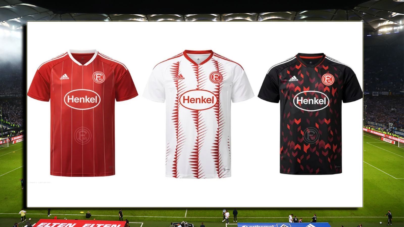 
                <strong>Platz 12: Fortuna Düsseldorf</strong><br>
                Heimtrikot ist klassisch und das reicht dieses Jahr schon für Platz 12. Das Auswärtstrikot ist etwas wild. Nächste Saison erwarten wir von der Fortuna mal etwas mehr Variation!
              