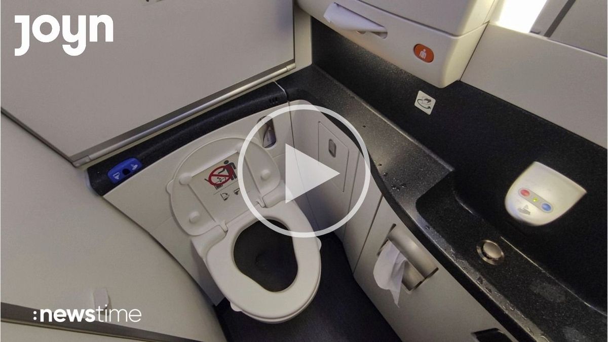 Superkeime auf Flugzeugtoiletten nachgewiesen