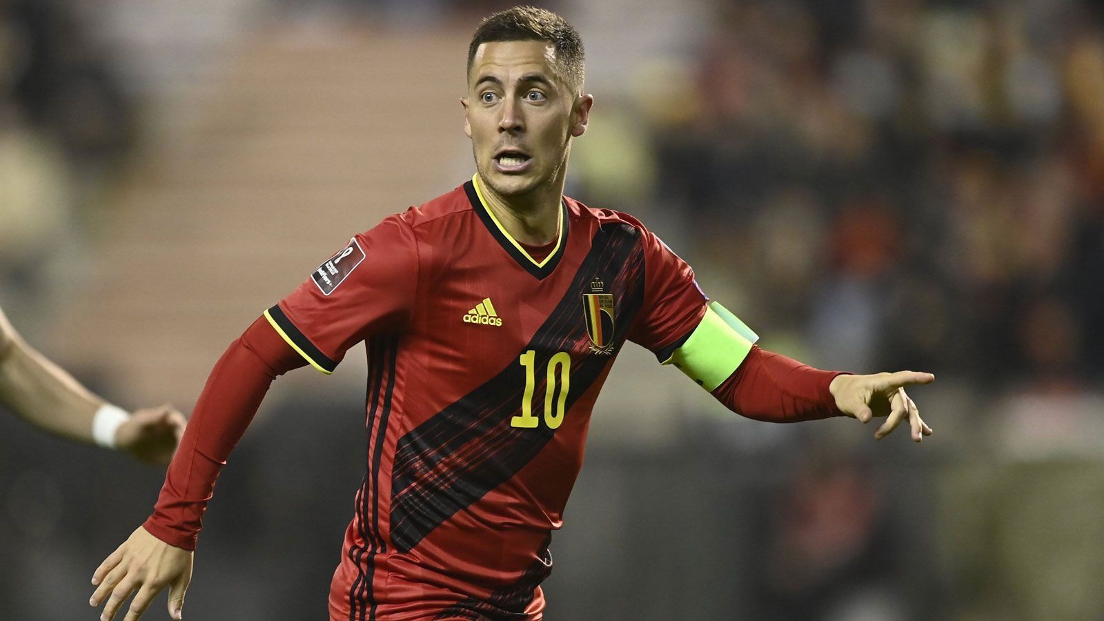 
                <strong>Eden Hazard (Kapitän Belgien)</strong><br>
                &#x2022; Karim Benzema -<br>&#x2022; Kevin De Bruyne -<br>&#x2022; Jorginho<br>
              