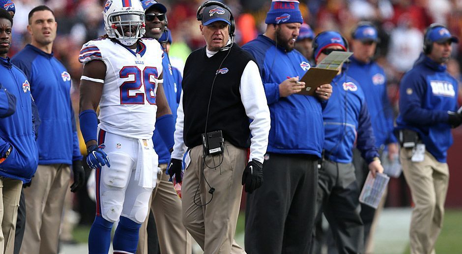 
                <strong>Buffalo Bills</strong><br>
                Buffalo Bills: Die Mannschaft von Head Coach Rex Ryan hat nach der Niederlage gegen die Washington Redskins keine Chancen mehr auf die Playoffs. Es ist die 16. Spielzeit in Folge, in der die Bills es nicht über die Regular Season hinaus schaffen.
              