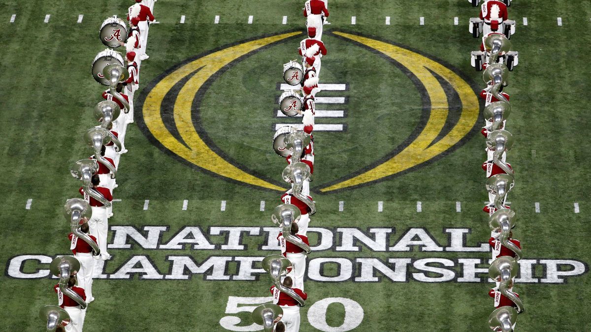 Syndication: The Columbus Dispatch Alabama Crimson Tide band plays Monday, Jan. 10, 2022, before the College Football Playoff National Championship against Georgia at Lucas Oil Stadium in Indianapo...