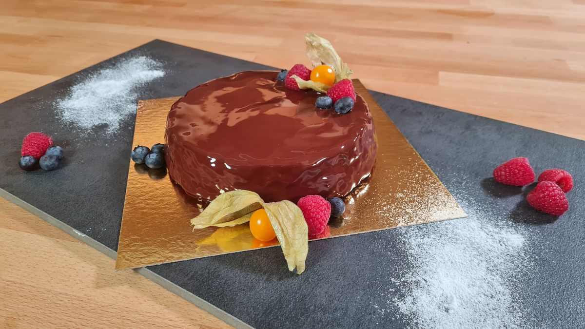 Sachertorte aus der Mikrowelle