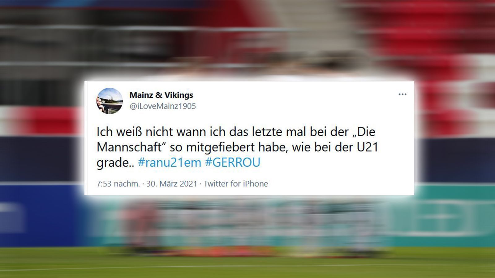 
                <strong>So mitgefiebert hat man schon lange nicht mehr</strong><br>
                Mit zunehmender Spieldauer wurde es immer dramatischer. Die DFB-Fans fieberten mit...
              