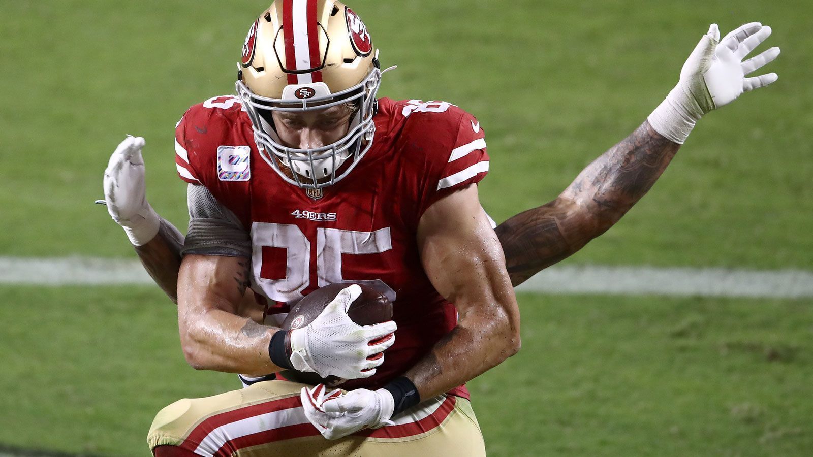 
                <strong>Platz 9: George Kittle (San Francisco 49ers)</strong><br>
                Tight EndIn der NFL seit 2017146. Draft-Pick
              