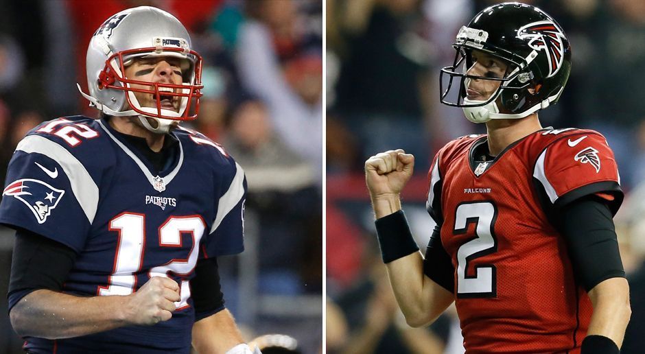 
                <strong>Yards pro Pass</strong><br>
                Yards Pro Pass: Tom Brady überbrückt mit seinen Pässen im Schnitt 8,31 Yards. Matt Ryan schafft mit seinen Würfen durchschnittlich sogar 9,5 Yards Raumgewinn. Führung für "Matty Ice" – 0:1. 
              