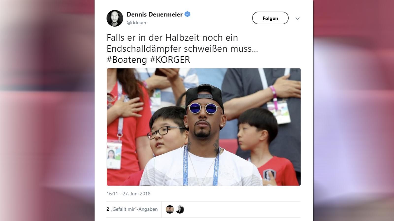 
                <strong>So lacht das Netz über Boatengs Swag-Auftritt</strong><br>
                Bei Fragen wenden Sie sich einfach an "Jeroms-Tuning-Butze@immer100.de"!
              